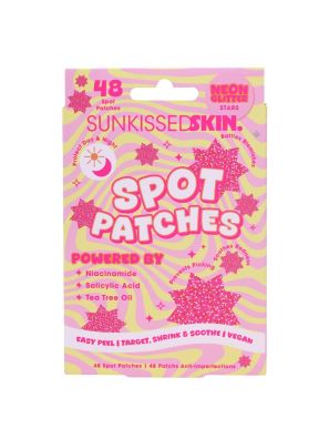 Sunkissed Spot Patches Neon Glitter Stars 48st.