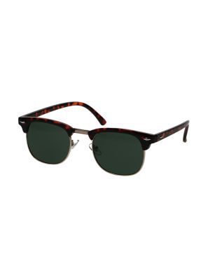 Spectrum Zonnebril Club Vierkant Havana Goud Groen Unisex