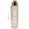Bbody Motivation Bottle 1 Liter Beige