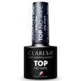 Claresa Top Coat No Wipe Glitter Blue 5ml