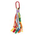 Bag Charm Rood Met Regenboog Kleuren