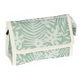 Spiegeltas Bladeren Groen/Wit 16.5cm x 11cm