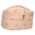 Beautycase Strikjes Zalm 24cm x 17cm