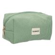 Beautybag Rib Waterdicht Mintgroen 20cm x 11,5cm