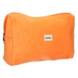 Toilettas Badstof Oranje 28cm x 20cm