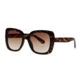 Spectrum Zonnebril Statement Vlinder Tortoise Bruin Glas Dames
