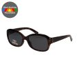 Spectrum Polarized Zonnebril Ovaal Tortoise Grijs Dames