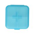 Pillendoos Plus 4 Vakken Blauw