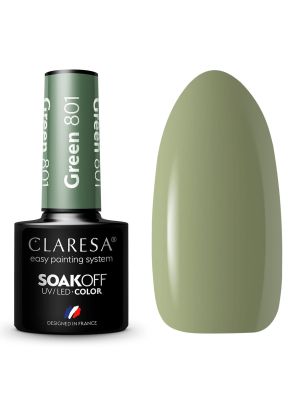 Claresa UV/LED Gellak 5ml Green 801 Quiet Forest