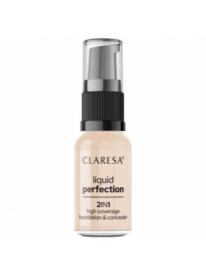Claresa Liquid Perfection 2-in-1 Concealer en Foundation 101.5 Vanilla 18gr.