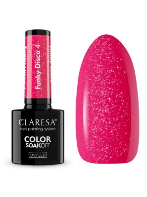 Claresa UV/LED Gellak 5ml Funky Disco 4 Pink Fever