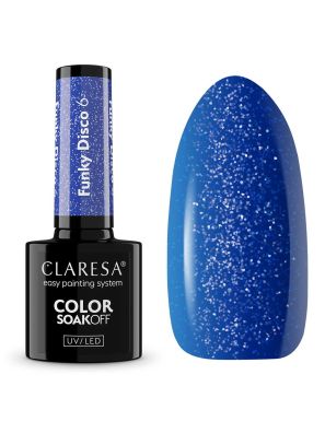 Claresa UV/LED Gellak 5ml Funky Disco 6 Blue Beat