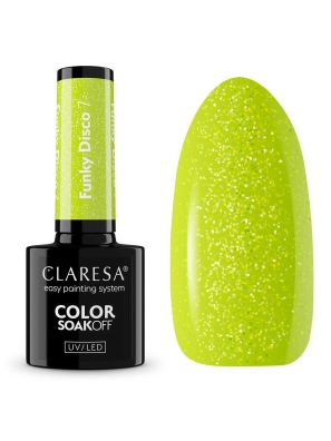 Claresa UV/LED Gellak 5ml Funky Disco 7 Lime Light