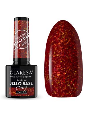 Claresa Rainbow Jello Base Coat Cherry 5ml