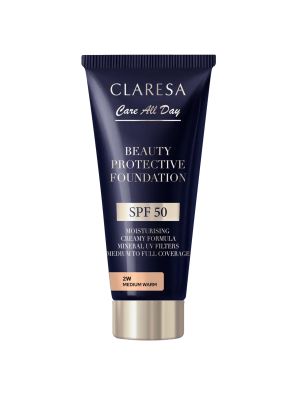 Claresa Beauty Protective Foundation SPF 50 2W Medium Warm 30ml