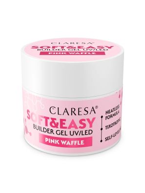 Claresa Keratine Soft & Easy Builder Gel Pink Waffle 45gr.