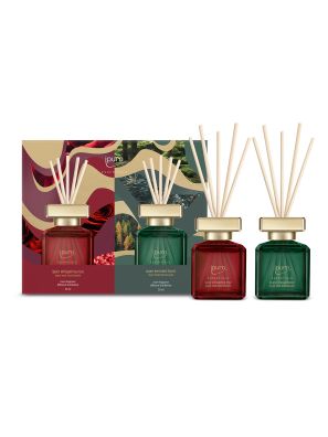 Ipuro Geurdiffuserset Whispering Rose & Emerald Forest 2x50ml