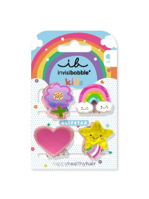 Invisibobble Clipstar Kids Happy World 4st.