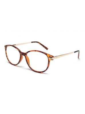 Spectrum Leesbril Havanna/ Goud 3.00 Klassiek Rond