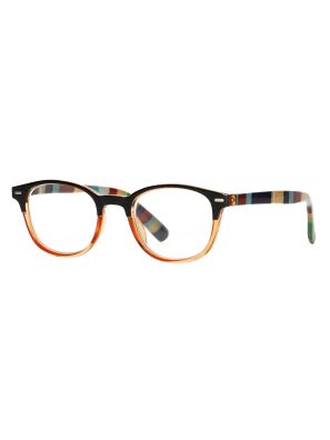Spectrum Leesbril Transparant Oranje/ Gekleurd 2.50