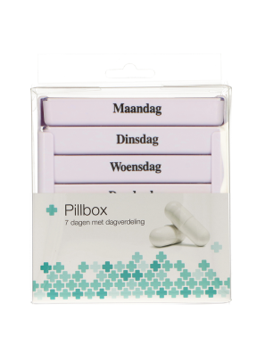 Pillendoos Week 4 Vakken Per Dag Wit