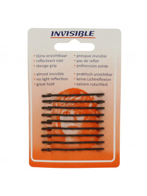 Invisible Schuifjes Newey Kaartje Bruin Kort