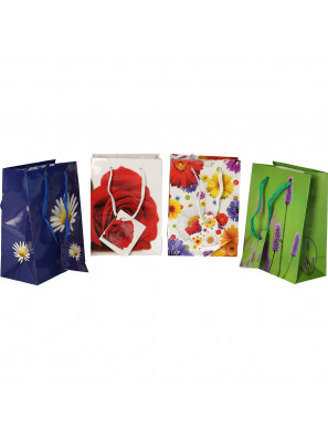 Luxe Cadeau Tasje Klein Bloemen Assorti