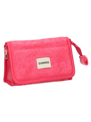 Spiegeltas Badstof Roze 16,5cm x 12cm