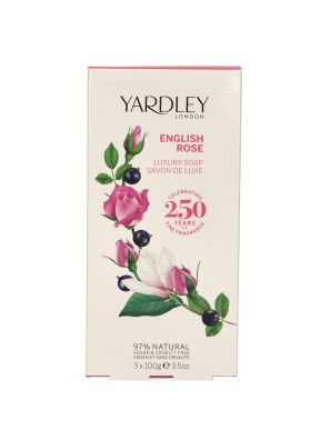 Yardley London English Rose Zeep 3x100gr.