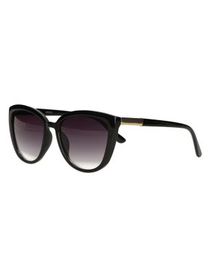 Spectrum Polarized Zonnebril Cate Eye Zwart Smoke Glas Dames