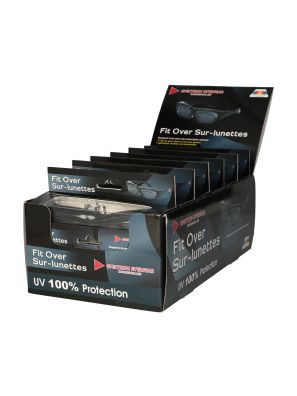 Spectrum Display Polarized Overzet Zonnebril Zwart 12 Stuks